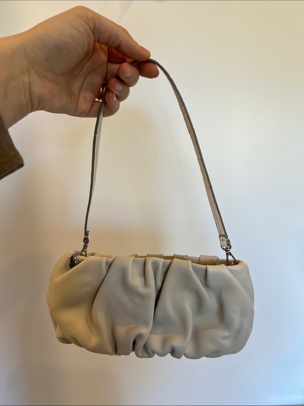 STAUD Cream Bean Bag
